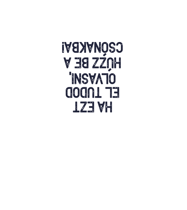  minta fehér pólón
